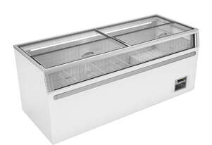 Thermaster Supermarket Island Freezer with Glass Sliding Lids ZCD-L210G