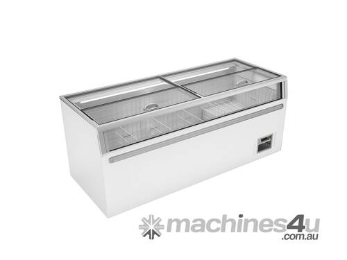 Thermaster Supermarket Island Freezer with Glass Sliding Lids ZCD-L210G