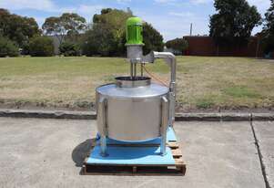 Stainless Steel High Shear Emulsifier Batch Mixer Tank - 400L - Mixquip