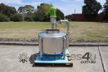 Stainless Steel High Shear Emulsifier Batch Mixer Tank - 400L - Mixquip