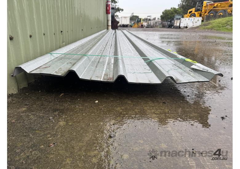 caption Colorbond Windspray Trimclad Sheeting