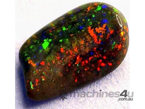 caption AUSTRALIAN BLACK OPAL SOLID JEWELLERY/ART
