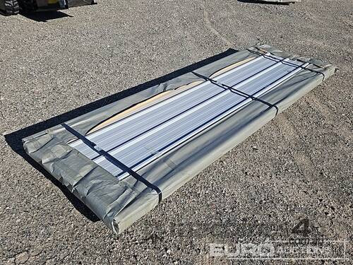Unused Captok Structural Steel Qty (100 of) Sheets Galvalume Steel Siding Roofing 