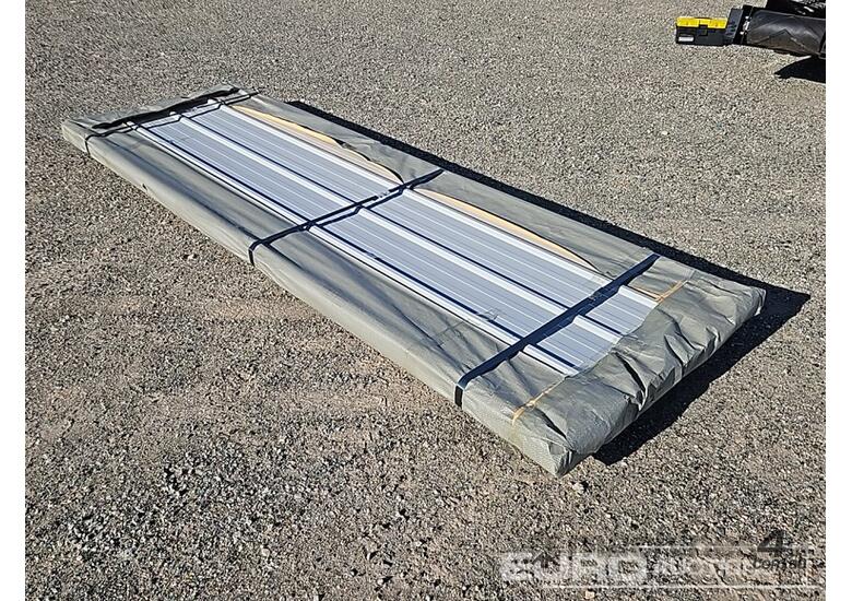 Unused Captok Structural Steel Qty (100 of) Sheets Galvalume Steel Siding Roofing 