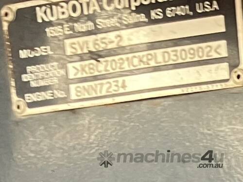2023 Kubota SVL65-2 Skid Steer (Rubber Tracked)