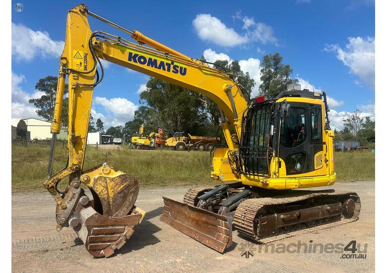 caption 2019 Komatsu PC138US-11