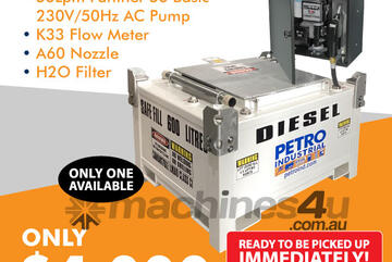 PETRO 600L PC CUBE Diesel Tank with Pump Kit
