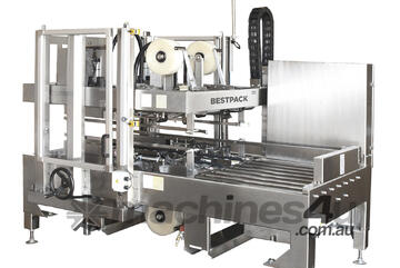 AT4E-L Stainless Fully Automatic 4-Edge Sealer w/ L-Turn