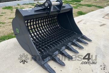 Sieve / Riddle Bucket With Teeth to Suit 18-25T Excavator