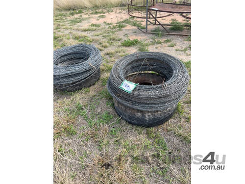 caption Barbed wire