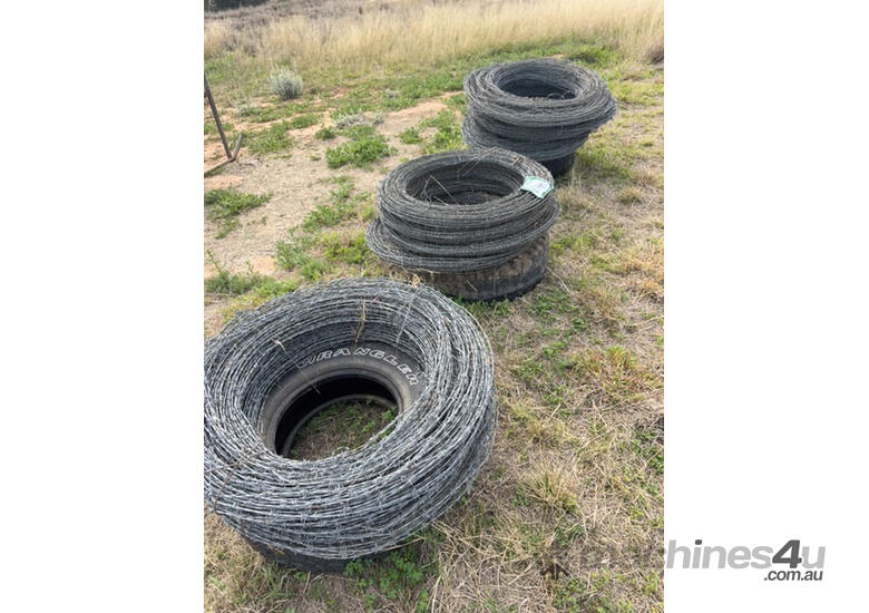 caption Barbed wire