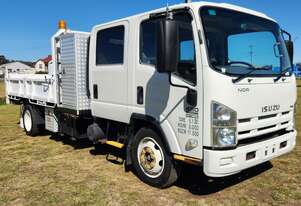 Isuzu NQR450 Crew 4x2 Dualcab PTO Tipper Truck. Ex Council.