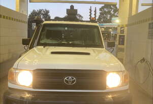 2014 Toyota Land Cruiser 79 Series 4WD with Rear-Mounted Drill Rig Field-Ready Setup