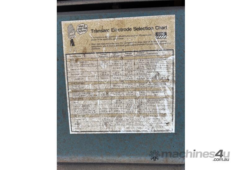 CIG Transarc Contractor 3 Phase ARC Welder