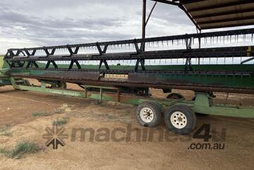 MY2000 John Deere 936D Header Front & Comb Trailer