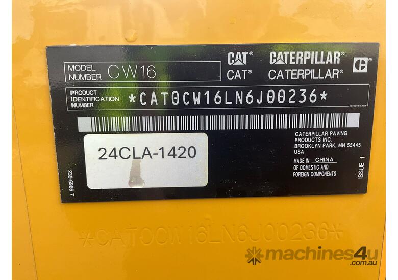 2023 Caterpillar CW16 Multi Tyred Roller