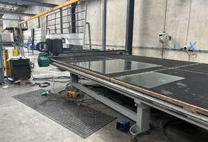 Bottero 353 BKM-R Float Glass Cutting Table + Free-Fall Rack