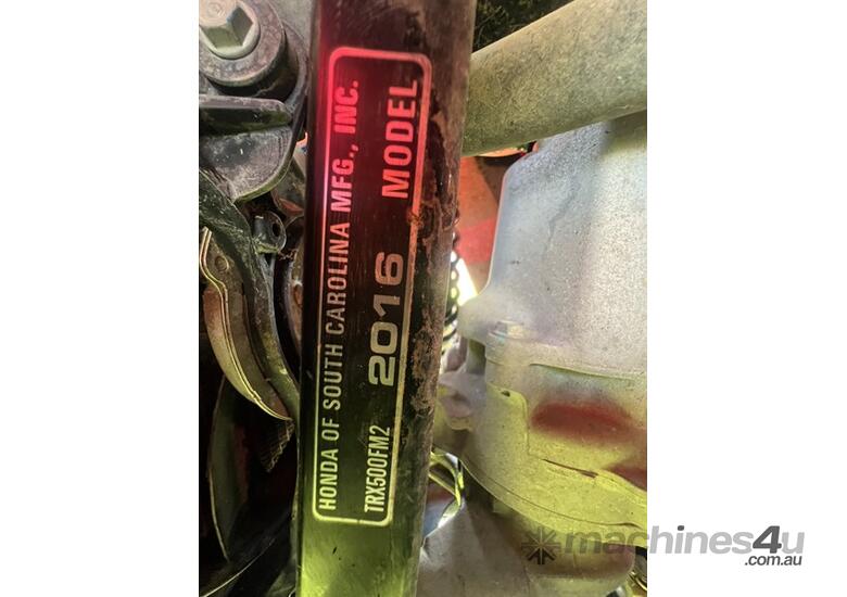 2016 HONDA TRX 500 FM2 QUAD