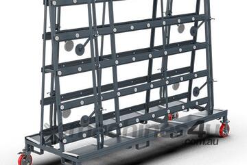 ABACO OVERSIZED GLASS TRANSPORT CART - AOGTC11879