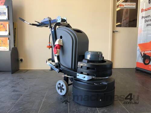 caption Vortex FP550 - 3 Head Floor Grinder - Can Operate Wet or Dry
