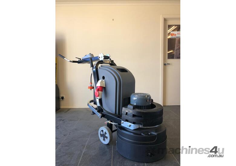 caption Vortex FP550 - 3 Head Floor Grinder - Can Operate Wet or Dry