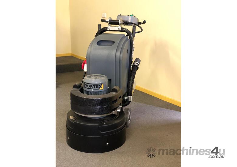 caption Vortex FP550 - 3 Head Floor Grinder - Can Operate Wet or Dry