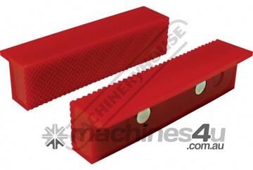 Plastic Magnetic Soft Jaws Standard Serrated Face 100mm