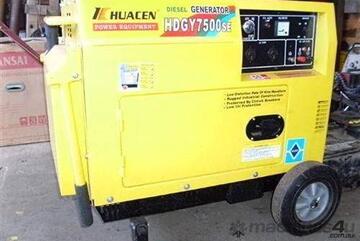   5.5kva silenced deisel , electric start ,