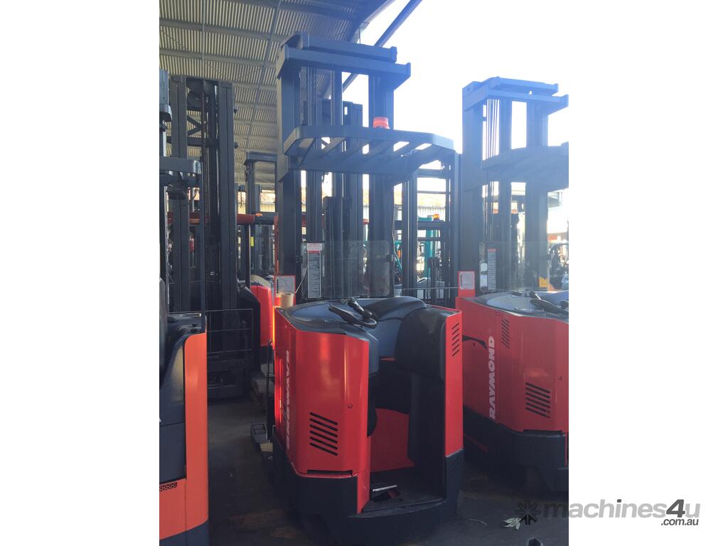Used raymond ACTIVE FORKLIFTS Raymond Double Deep Electric Reach Truck 7 5m Lift High Reach