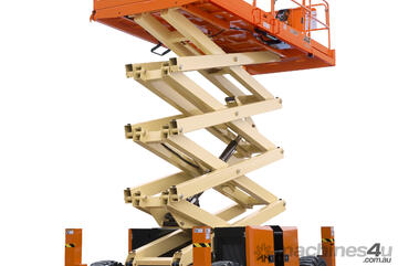 RT3394 Engine Powered Scissor Lifts- 33 ft Platform Height, Enhanced 4WD Performance