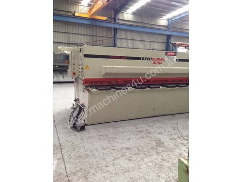 Used Durma DHGM 4000mm x 6mm Hydraulic Guillotine