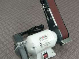 Metex 150mm Combo Bench Grinder Linisher - picture0' - Click to enlarge