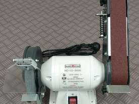 Metex 150mm Combo Bench Grinder Linisher - picture0' - Click to enlarge