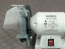 Metex 150mm Combo Bench Grinder Linisher - picture1' - Click to enlarge