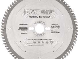 CMT Xtreme Fine Finishing Blade - 250mm - 80 Tooth - picture0' - Click to enlarge