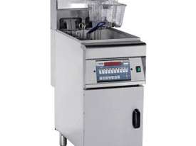 F.E.D Electric Fryer with Cold Zone - Computerized Single Vat DZL-28 - picture0' - Click to enlarge