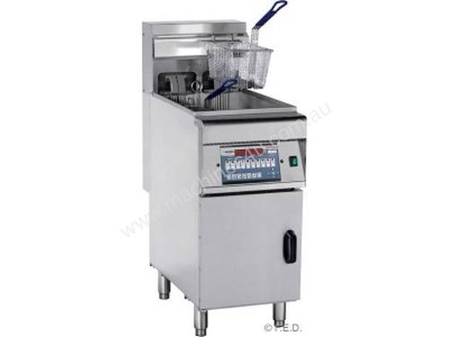 F.E.D Electric Fryer with Cold Zone - Computerized Single Vat DZL-28