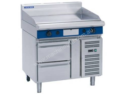 Blue Seal Evolution Series EP518-RB - 1200mm Electric Griddle Refrigerated Base