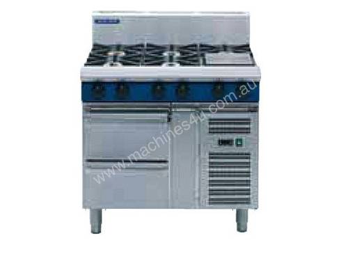 Blue Seal Evolution Series G518D-RB - 1200mm Gas Cooktop Refrigerated Base