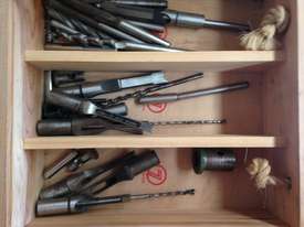 Hollow Chisel Morticer with assortment of chisels - picture2' - Click to enlarge