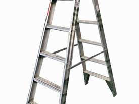 Bailey Aluminium Step Ladder 1.8 Meter Double Sided Industrial 120kg - picture0' - Click to enlarge