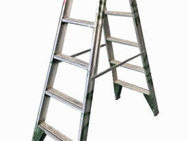 Bailey Aluminium Step Ladder 1.8 Meter Double Sided Industrial 120kg - picture0' - Click to enlarge