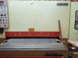 Barker 1300mm 3 head wide belt sander /comes with spare new contact roller value $5500 - picture0' - Click to enlarge