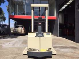 Crown 30WTF130A Heavy Duty Compact Walkie Stacker 2.1M Low Mast & Brand New Batteries Fitted - picture0' - Click to enlarge