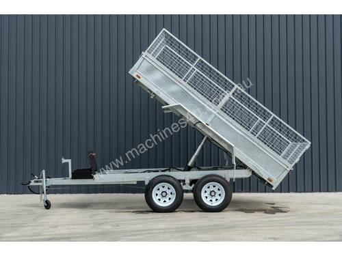 12ft x 6ft Tandem Axle Cage Tipping Trailer 4.5T