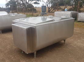 STAINLESS STEEL TANK, MILK VAT 1600 LT - picture0' - Click to enlarge