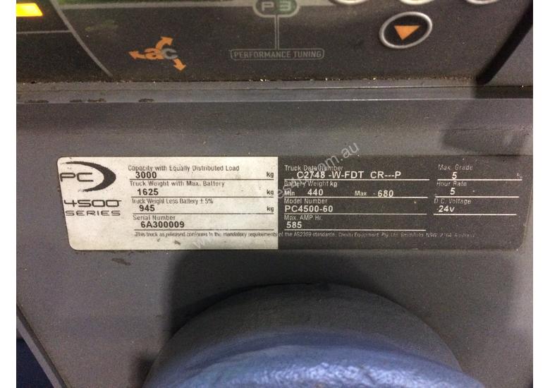 caption Electric Forklift Rider Pallet PC Series 2012