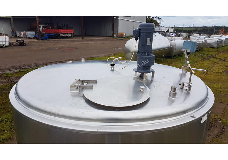 Used FRIGRITE STAINLESS STEEL TANK MILK VAT 3600 LT Stainless Steel