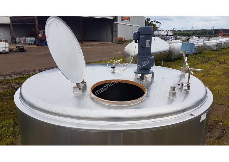 Used FRIGRITE STAINLESS STEEL TANK MILK VAT 3600 LT Stainless Steel