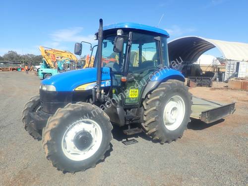 New Holland TD80D Tractor and Slasher